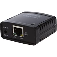 Los mejores  - REFURBISHHOUSE Servidor de Impresion USB 2.0 Ethernet de Red LPR para LAN Ethernet Redes Impresoras Compartir Negro